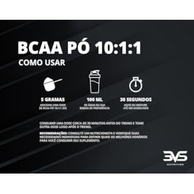 Segunda imagem do produto BCAA (10:1:1) (250g) (em pó)