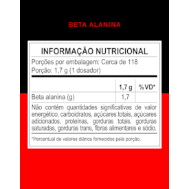 Segunda imagem do produto Beta Alanina 200g