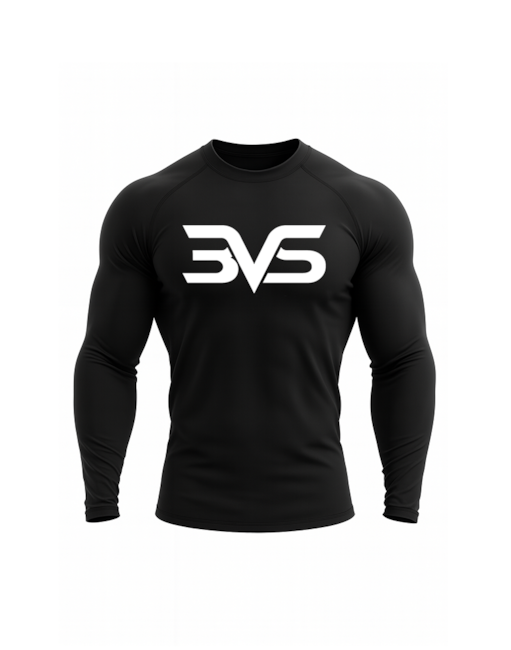 Segunda imagem do produto CAMISETA COMPRESSAO - MANGA LONGA - PRETA