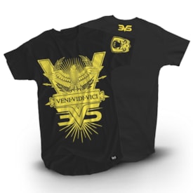 Camiseta Veni Vidi Vici - Preta