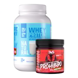 Combo 100% Whey Protein + Pré-Treino Prohibido