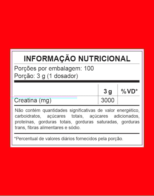 Segunda imagem do produto Combo 3X CREATINA 300g