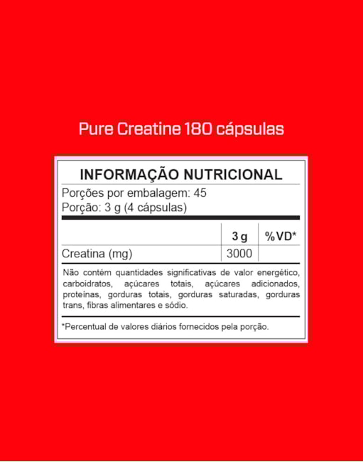 Segunda imagem do produto Creatina Cápsulas 180 caps