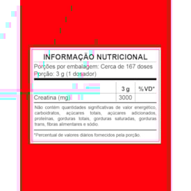 Segunda imagem do produto Creatina Monohidratada 500g - Pouch