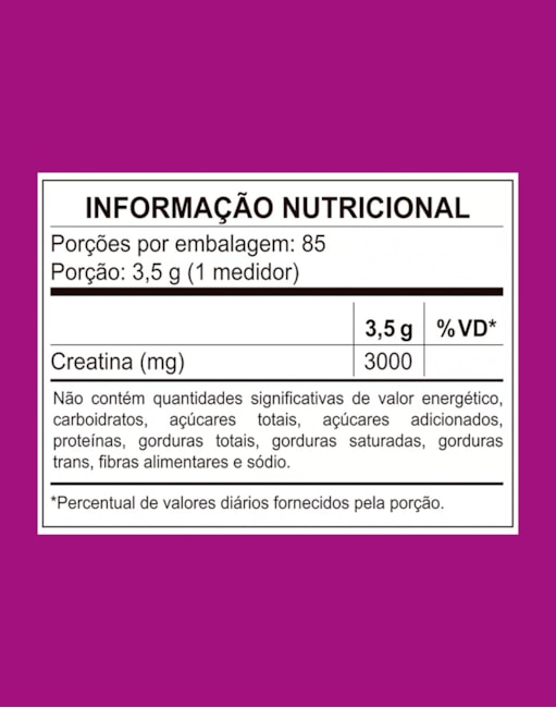 Segunda imagem do produto Creatina Monohidratada Saborizada  300g