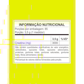 Segunda imagem do produto Creatina Monohidratada Saborizada  300g
