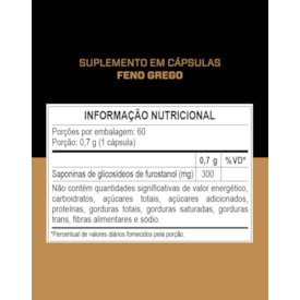 Segunda imagem do produto Feno Grego 300mg- Testofen 