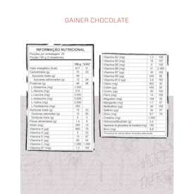 Segunda imagem do produto GAINER - POTE 3KG
