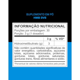 Segunda imagem do produto HMB 3000mg - 30 doses - Pó 