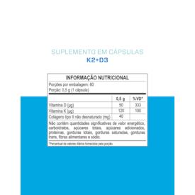 Segunda imagem do produto K2+D3 com Colageno II
