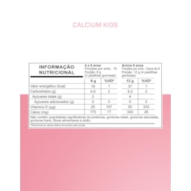 Segunda imagem do produto KIDS CALCIUM+VITAMIN D3 - 30 GOMAS