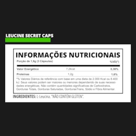 Segunda imagem do produto Leucina 3VS 90 Cápsulas