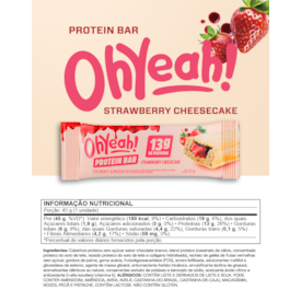 Segunda imagem do produto OH YEAH PROTEIN BAR 45G - CAIXA C/ 12