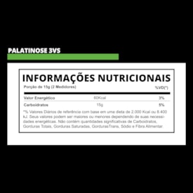 Segunda imagem do produto Palatinose 3VS 300gr