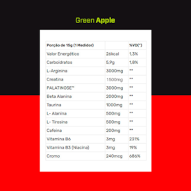 Segunda imagem do produto Prohibido 360g - O Melhor Pré-Treino