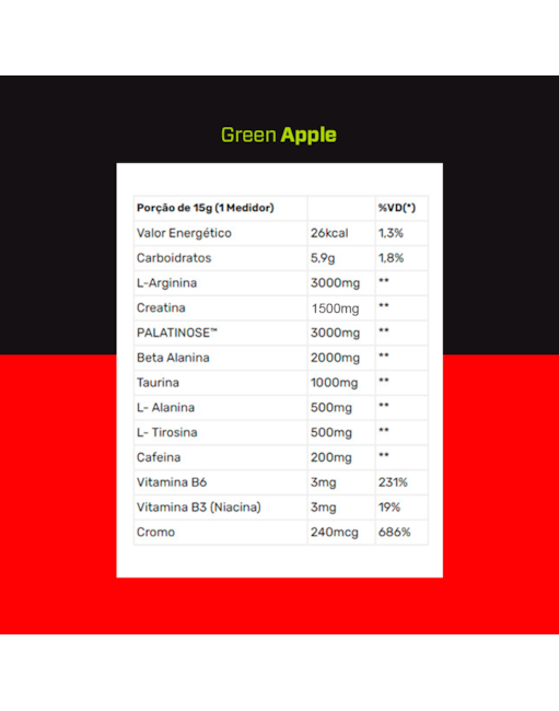 Segunda imagem do produto Prohibido 360g - O Melhor Pré-Treino