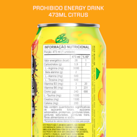 Segunda imagem do produto Prohibido Fuel - Pre Treino Drink -  Pack - 6un