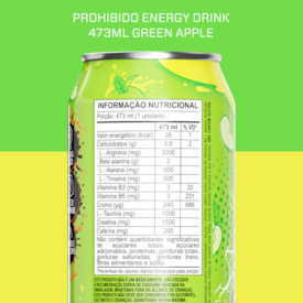 Segunda imagem do produto Prohibido Fuel - Pre Treino Drink -  Pack - 6un
