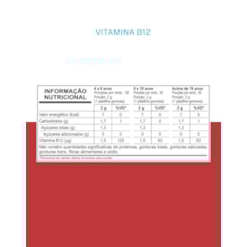 Segunda imagem do produto VITAMINA B12 - 30 GOMAS