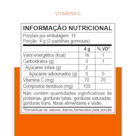 Segunda imagem do produto VITAMINA C - 30 GOMAS