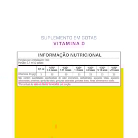 Segunda imagem do produto VITAMINA D KIDS  - GOTAS 30ml