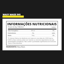 Segunda imagem do produto Waxy Maize 3VS 1kg