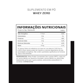 Segunda imagem do produto Whey Zero Lactose 3VS
